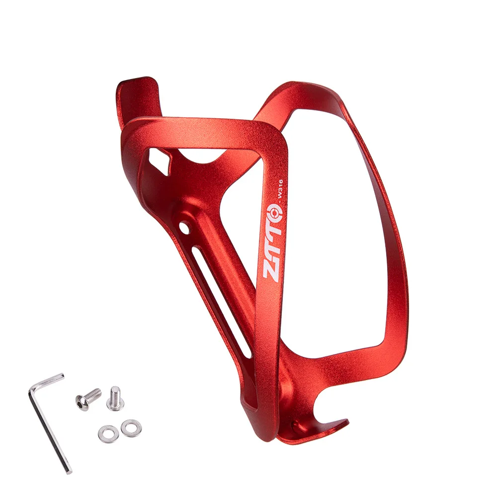 ZTTO W316 MTB Aluminum Alloy Bicycle Water Bottle Cage Ultralight For Mountain Road Bike Cycling Bottle Holder
