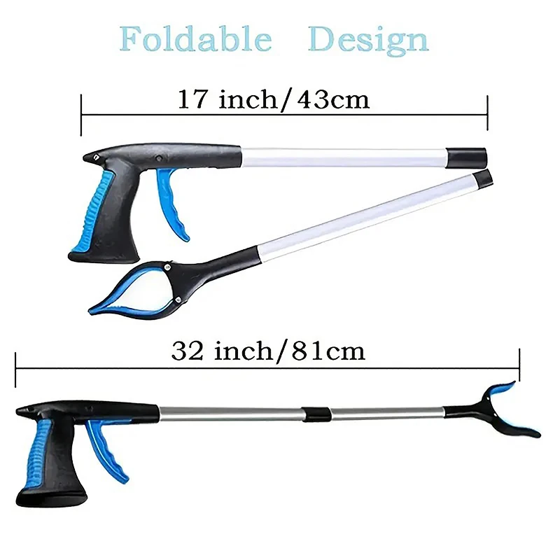 Foldable Gripper Extender Hand Tools Litter Reachers Pickers Collapsible Garbage Grabber Pick Up Tools Grabbers