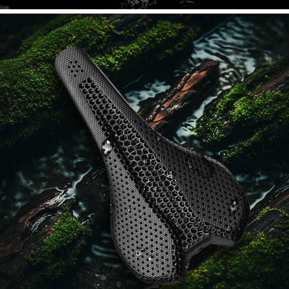 RYET Ultralight Carbon 3D Printed Bicycle Saddle 190g/210g 7*9 Bike Seating Cushion Road MTB Mountain Gravel Cycling Bike Parts