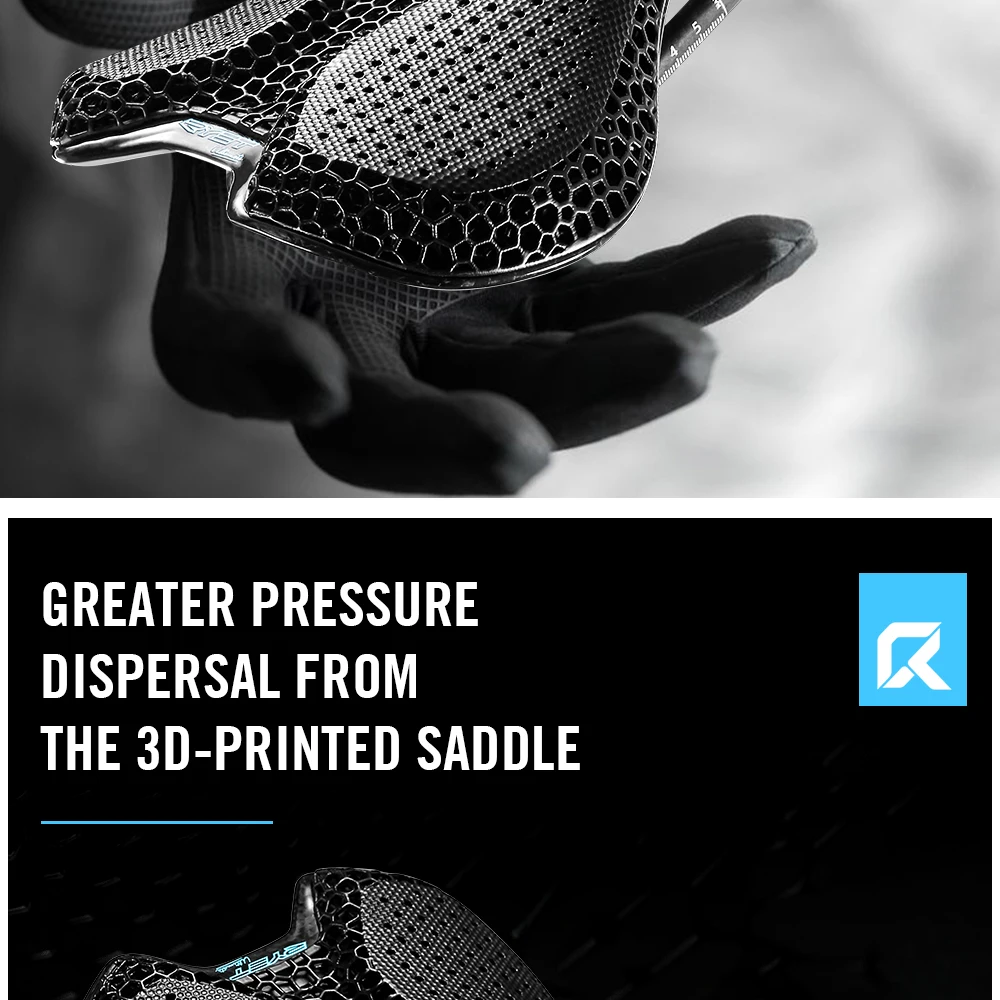 RYET Ultralight Carbon 3D Printed Bicycle Saddle 190g/210g 7*9 Bike Seating Cushion Road MTB Mountain Gravel Cycling Bike Parts