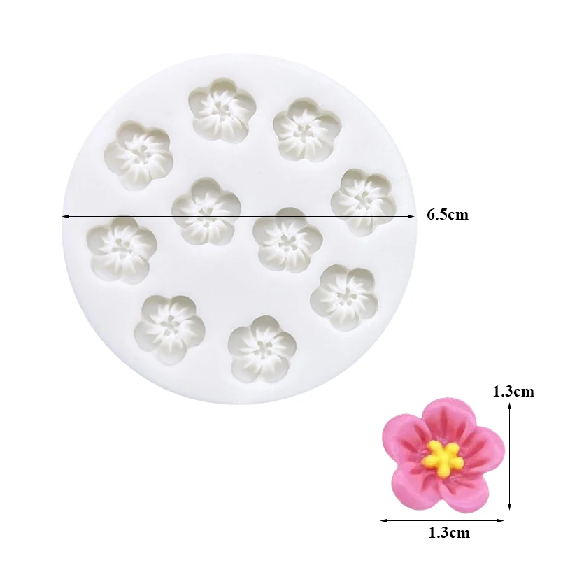 Flower Daisy Silicone Sugarcraft Mold Resin Tools Cupcake Baking Mould Fondant Cake Decorating Tools