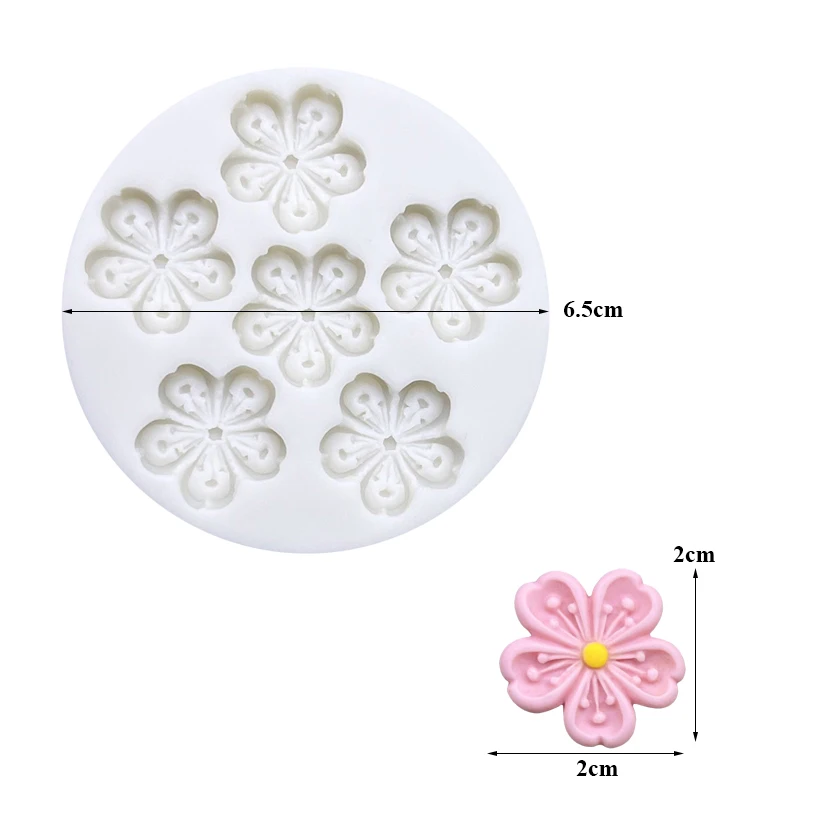 Flower Daisy Silicone Sugarcraft Mold Resin Tools Cupcake Baking Mould Fondant Cake Decorating Tools