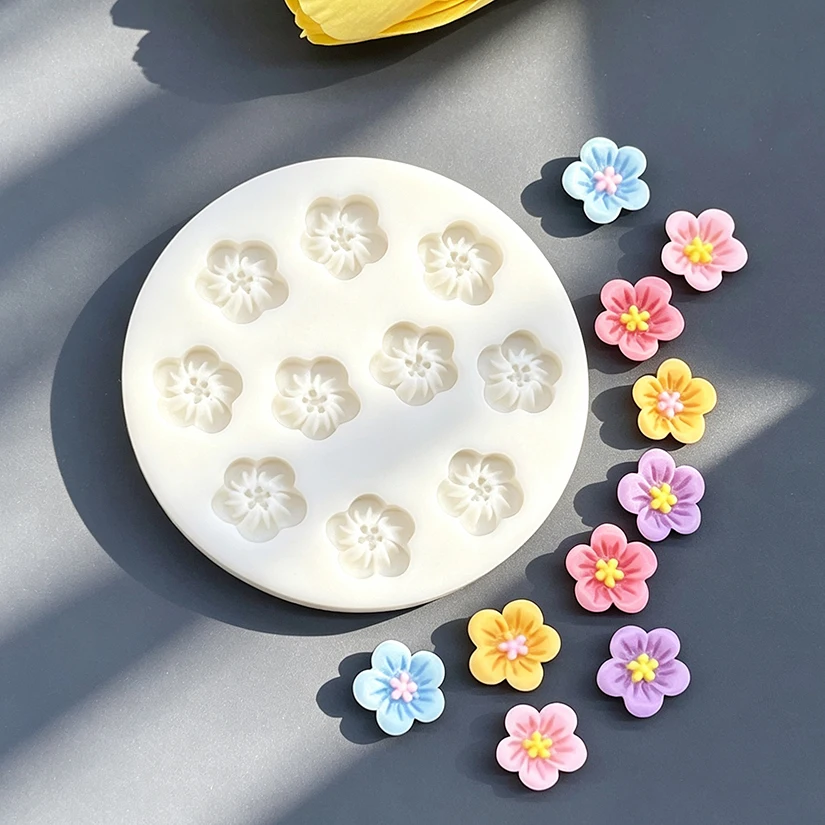 Flower Daisy Silicone Sugarcraft Mold Resin Tools Cupcake Baking Mould Fondant Cake Decorating Tools