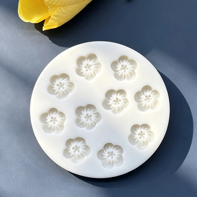 Flower Daisy Silicone Sugarcraft Mold Resin Tools Cupcake Baking Mould Fondant Cake Decorating Tools