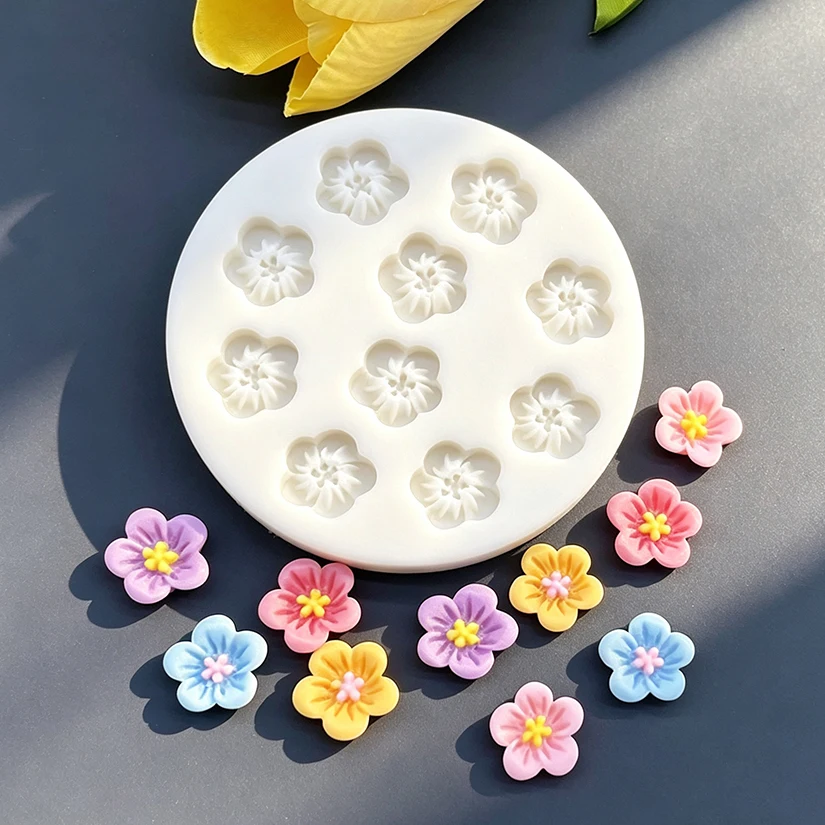 Flower Daisy Silicone Sugarcraft Mold Resin Tools Cupcake Baking Mould Fondant Cake Decorating Tools
