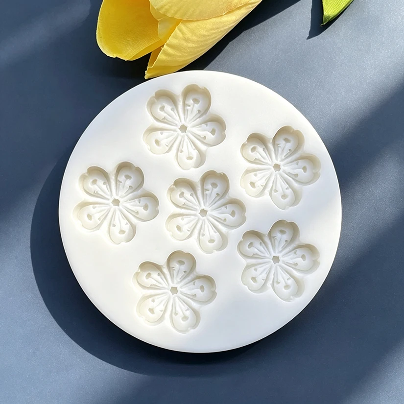 Flower Daisy Silicone Sugarcraft Mold Resin Tools Cupcake Baking Mould Fondant Cake Decorating Tools