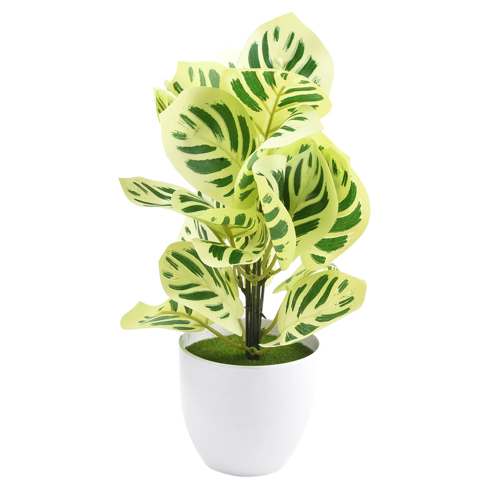 1pc Artificial Bonsai Flower Foliage Plant Potted Home Living Room Garden Office Restaurant Desktop Bonsai Home Decoration