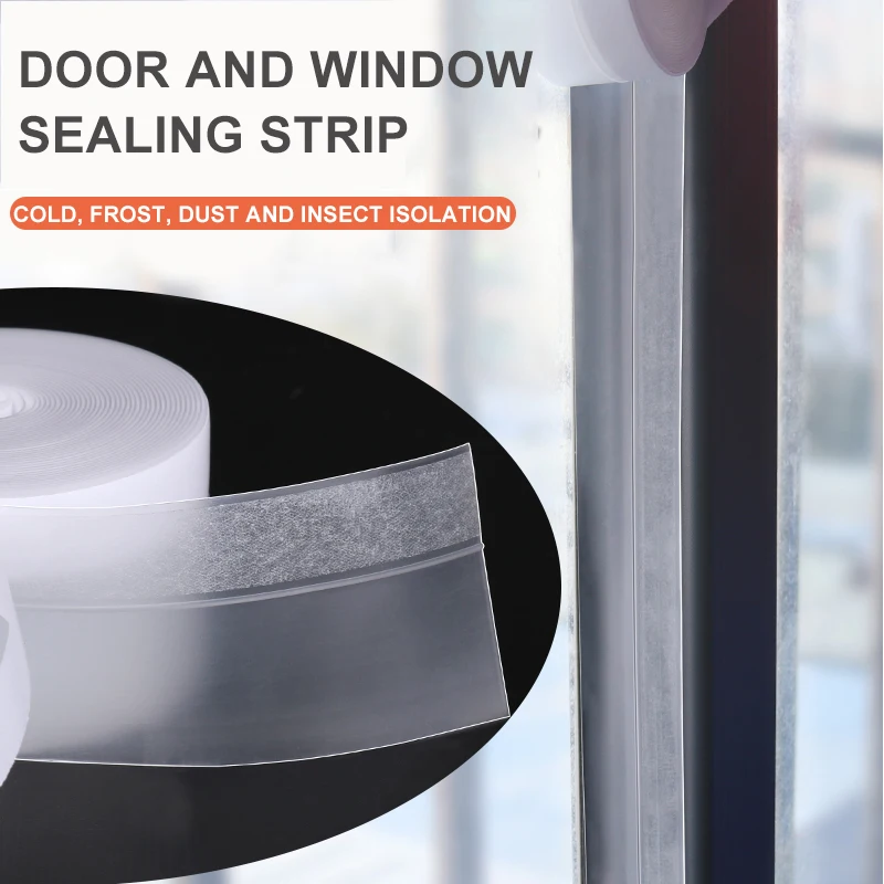 Bathroom Shower Sink Bath Sealing Tapes PVC Adhesive Sealing Strips Waterproof Wall Stickers for Bathroom Kitchen Sealant Tape
