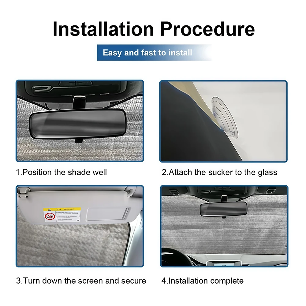 M-Maidenns I-Ironns Car Sunshade Curtains Solar Protection Windshield Sunshade Sun Shade Auto Sun Visor Car Covers