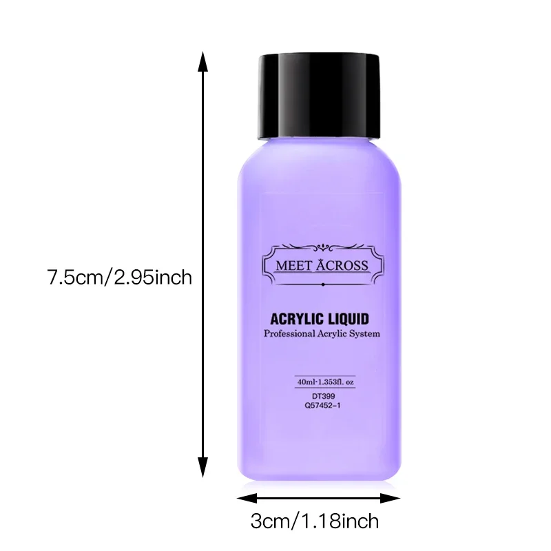 4Pcs/Set 10g Nail Acrylic Powder With 40ml Acrylic Liquid Monomer Set French Nails Extension Carving Tools For Manicure Nail Art