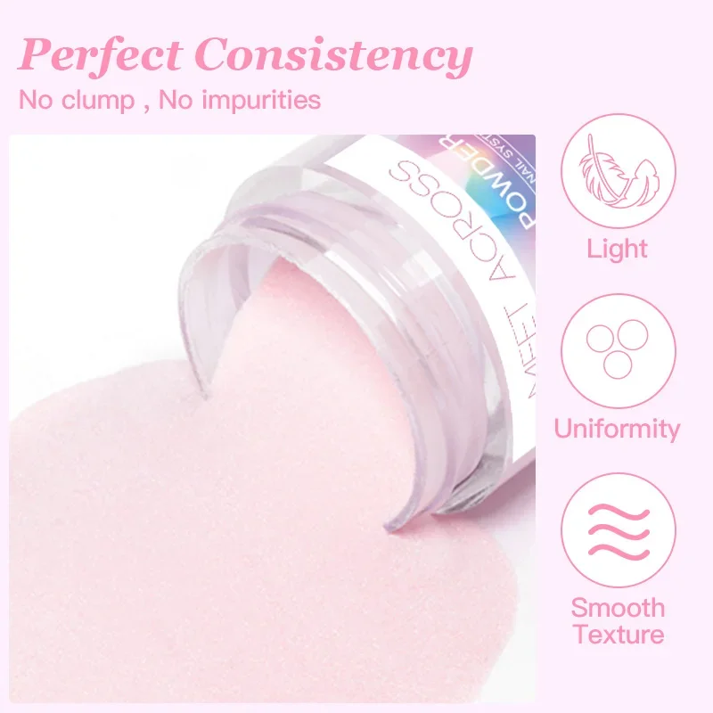 4Pcs/Set 10g Nail Acrylic Powder With 40ml Acrylic Liquid Monomer Set French Nails Extension Carving Tools For Manicure Nail Art