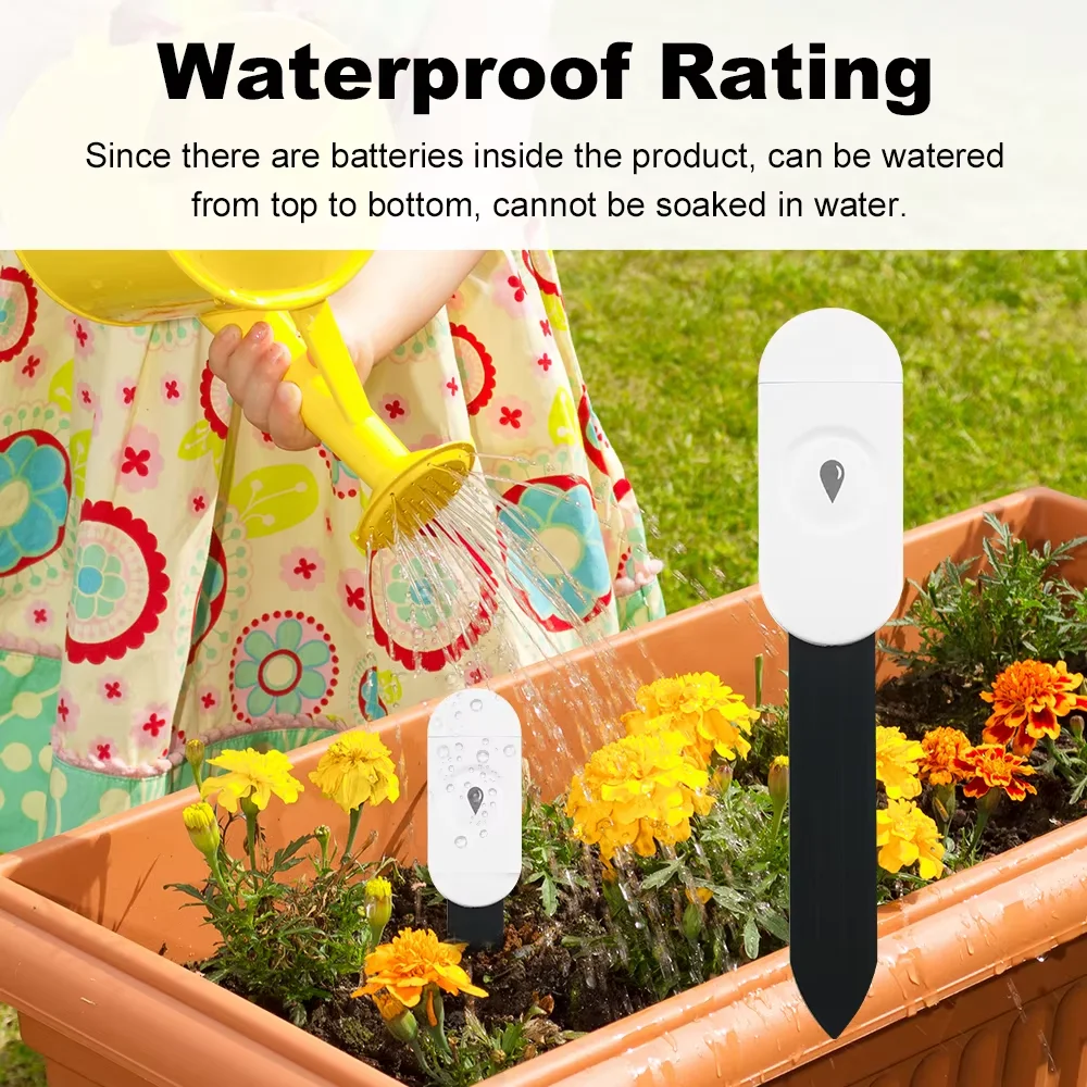 Tuya Smart ZigBee Soil Moisture Sensor Temperature and Humidity Meter Thermo Hygrometer Garden Automation Irrigation Detector