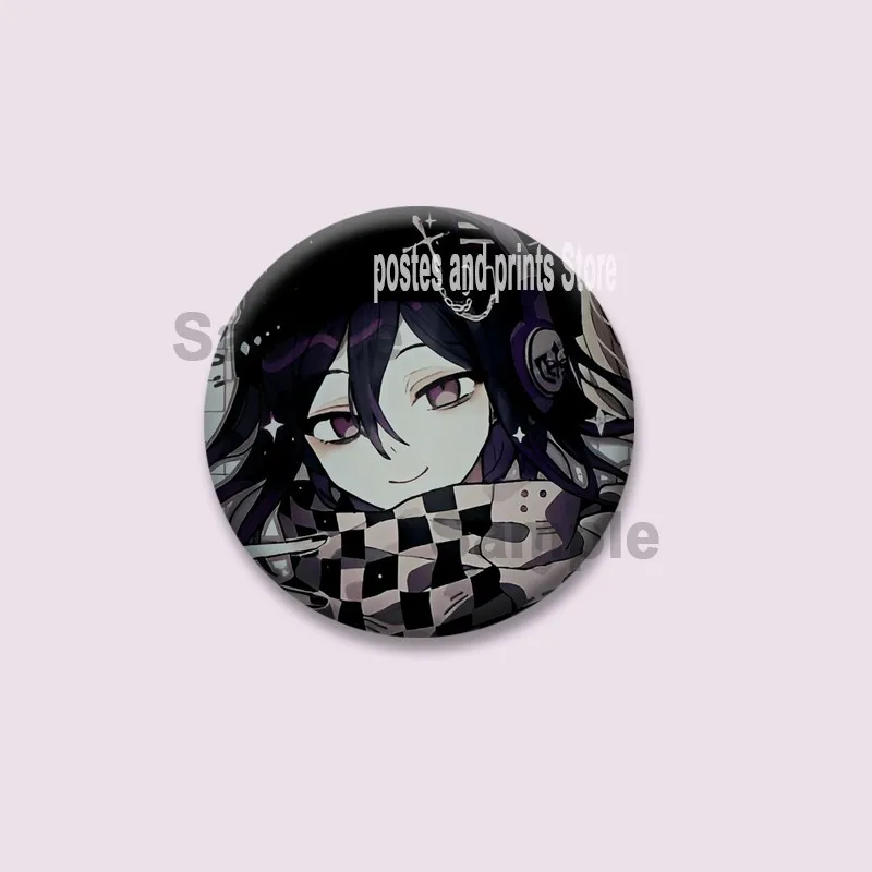 Custom Game Peripheral Danganronpa Round Badges DIY Coin Brooch on Backpack Cartoon Lapel Jewelry Pins Gifts for Kids Friends