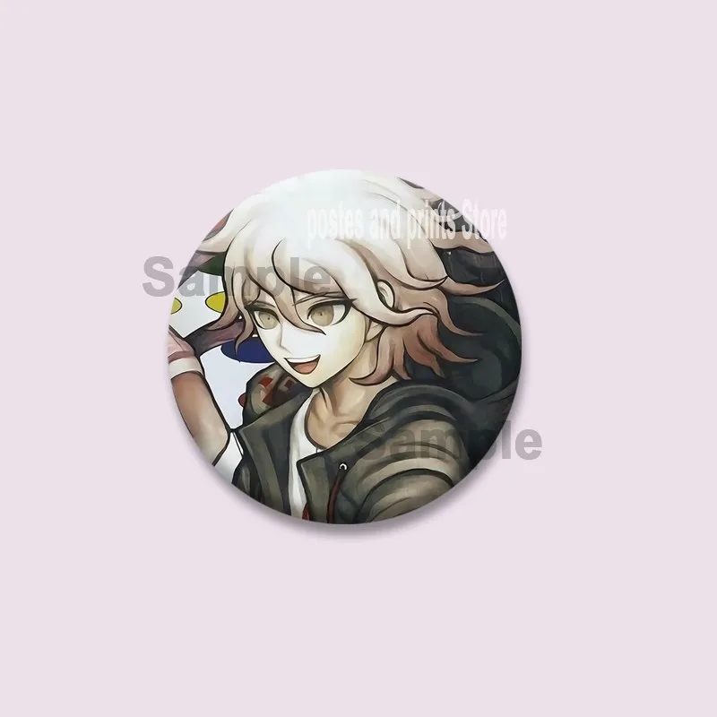 Custom Game Peripheral Danganronpa Round Badges DIY Coin Brooch on Backpack Cartoon Lapel Jewelry Pins Gifts for Kids Friends