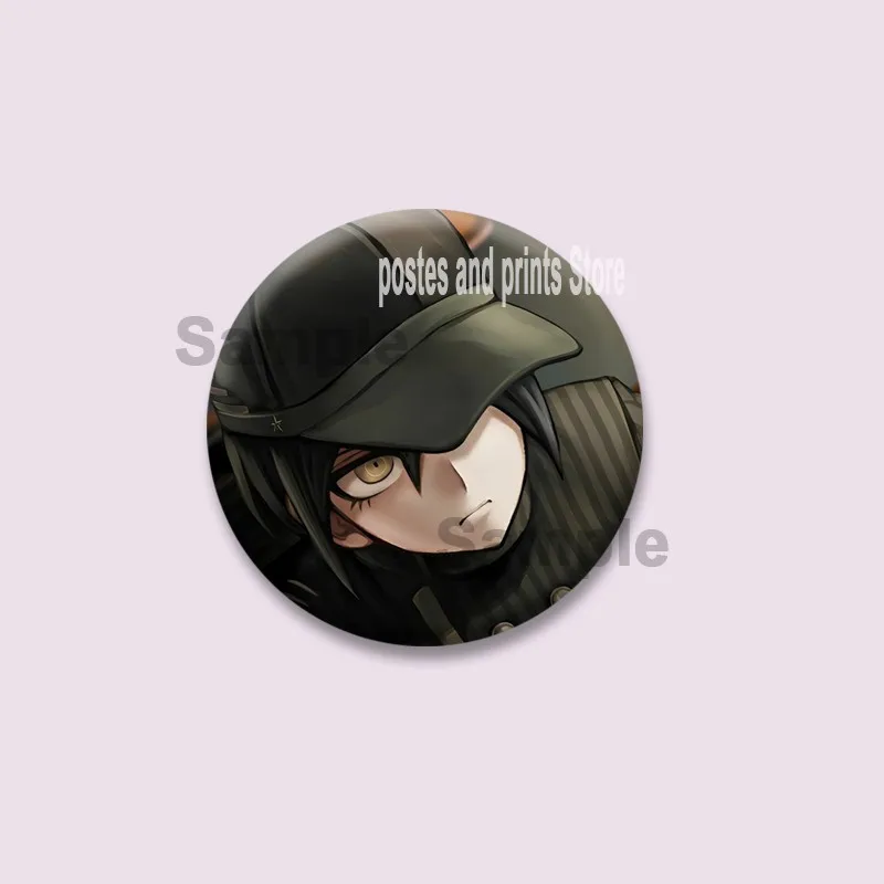 Custom Game Peripheral Danganronpa Round Badges DIY Coin Brooch on Backpack Cartoon Lapel Jewelry Pins Gifts for Kids Friends