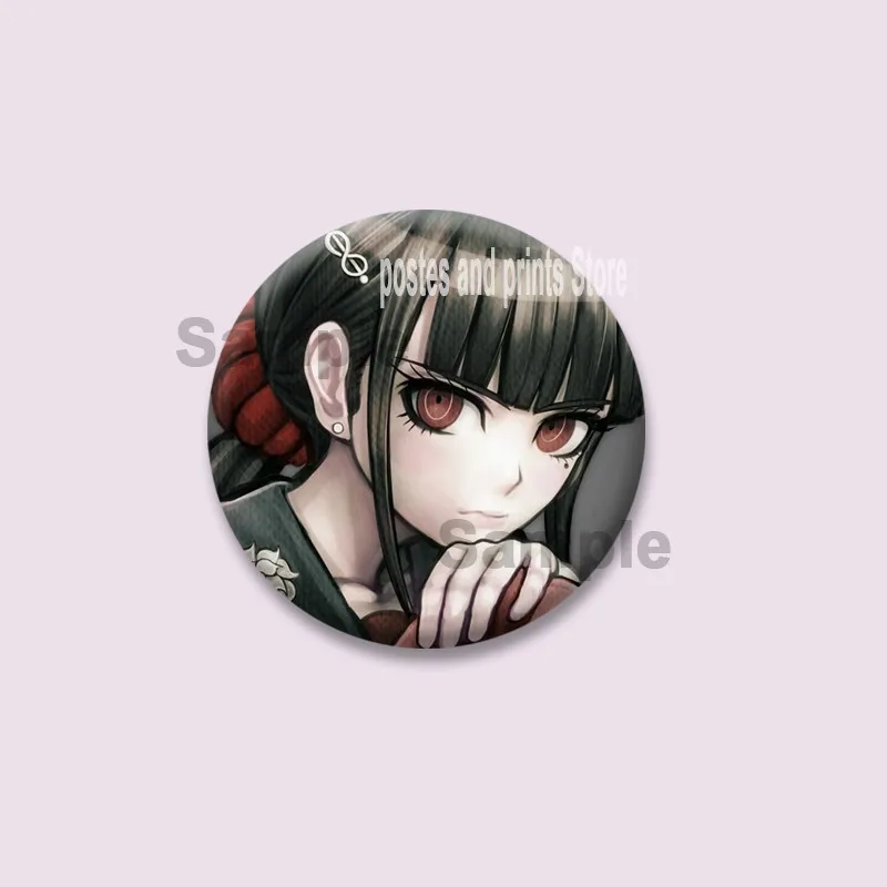 Custom Game Peripheral Danganronpa Round Badges DIY Coin Brooch on Backpack Cartoon Lapel Jewelry Pins Gifts for Kids Friends