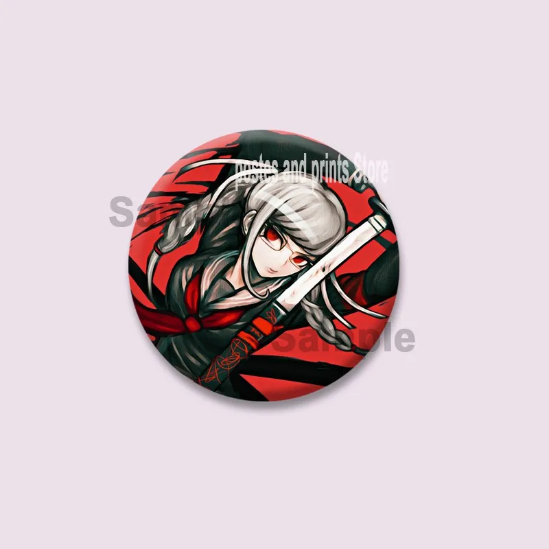 Custom Game Peripheral Danganronpa Round Badges DIY Coin Brooch on Backpack Cartoon Lapel Jewelry Pins Gifts for Kids Friends