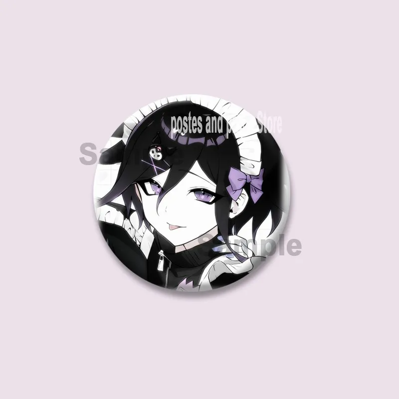 Custom Game Peripheral Danganronpa Round Badges DIY Coin Brooch on Backpack Cartoon Lapel Jewelry Pins Gifts for Kids Friends