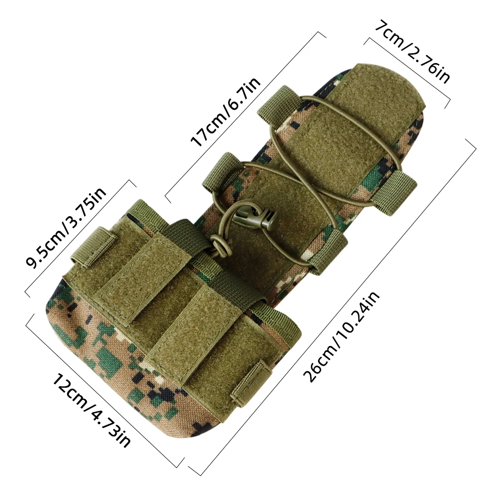 BOOIU Battery Pouch Sport Helmet MK2 Battery Pack Helmet Counterweight Pack CS Hunting Airsoft Tactical Helmets Accessories