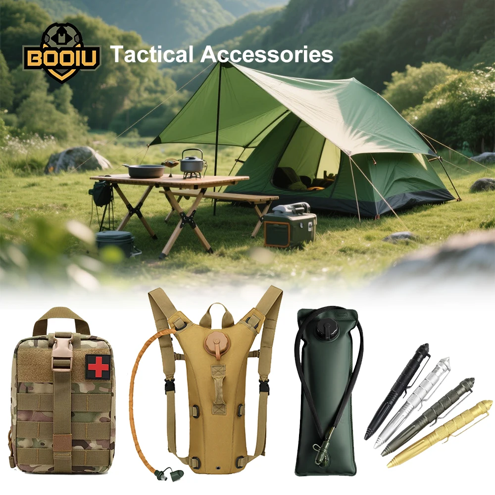 BOOIU Battery Pouch Sport Helmet MK2 Battery Pack Helmet Counterweight Pack CS Hunting Airsoft Tactical Helmets Accessories
