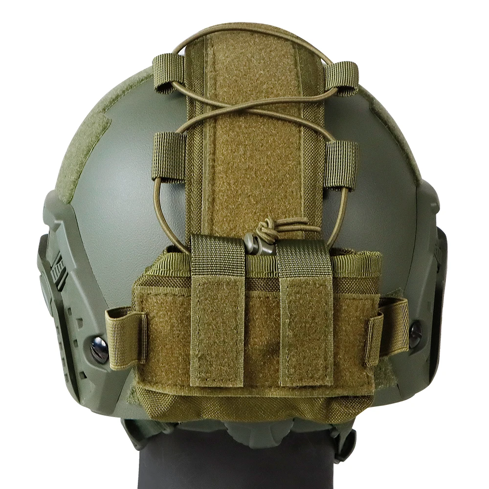 BOOIU Battery Pouch Sport Helmet MK2 Battery Pack Helmet Counterweight Pack CS Hunting Airsoft Tactical Helmets Accessories