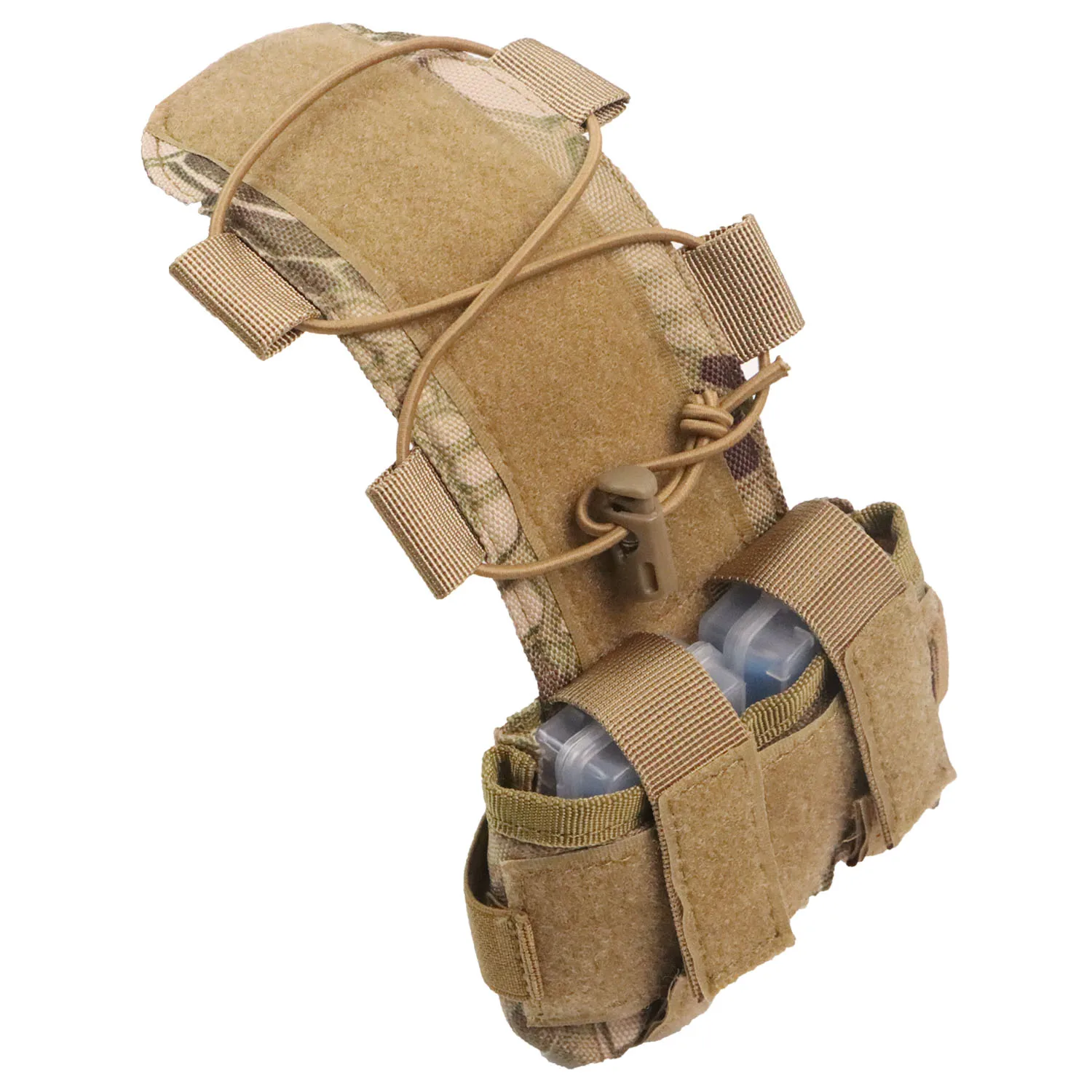 BOOIU Battery Pouch Sport Helmet MK2 Battery Pack Helmet Counterweight Pack CS Hunting Airsoft Tactical Helmets Accessories