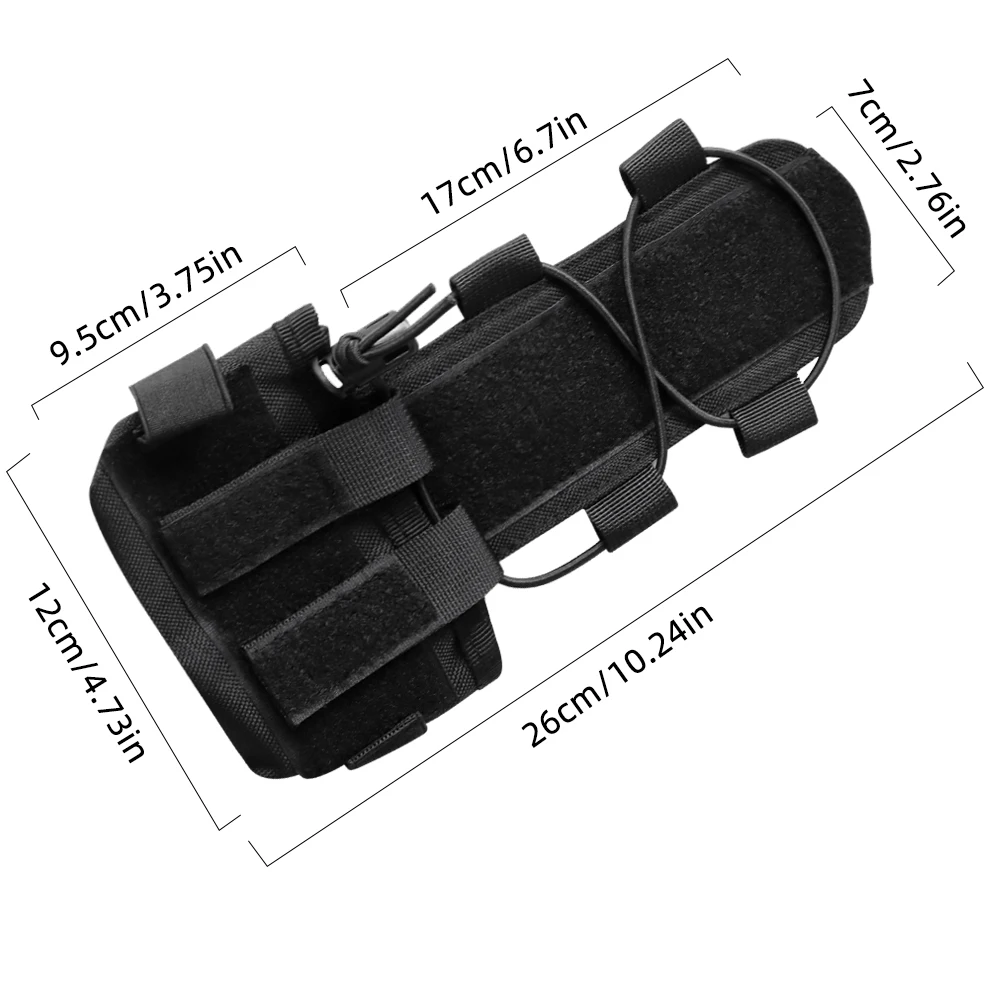 BOOIU Battery Pouch Sport Helmet MK2 Battery Pack Helmet Counterweight Pack CS Hunting Airsoft Tactical Helmets Accessories