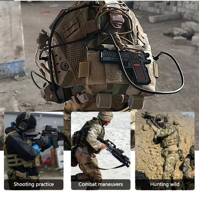 BOOIU Battery Pouch Sport Helmet MK2 Battery Pack Helmet Counterweight Pack CS Hunting Airsoft Tactical Helmets Accessories