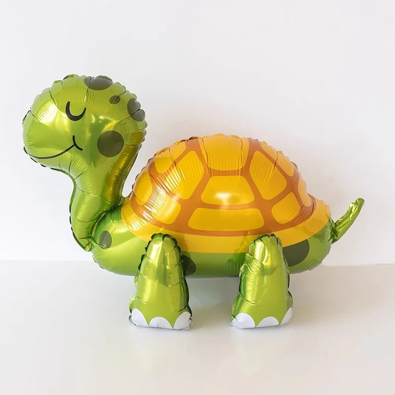 New Standing 3D Cartoon Dogs Claw Bulldog Shepherd Poodle Puppy Pet Theme Birthday Party Decoration Forest Animals Balloons 1PCS