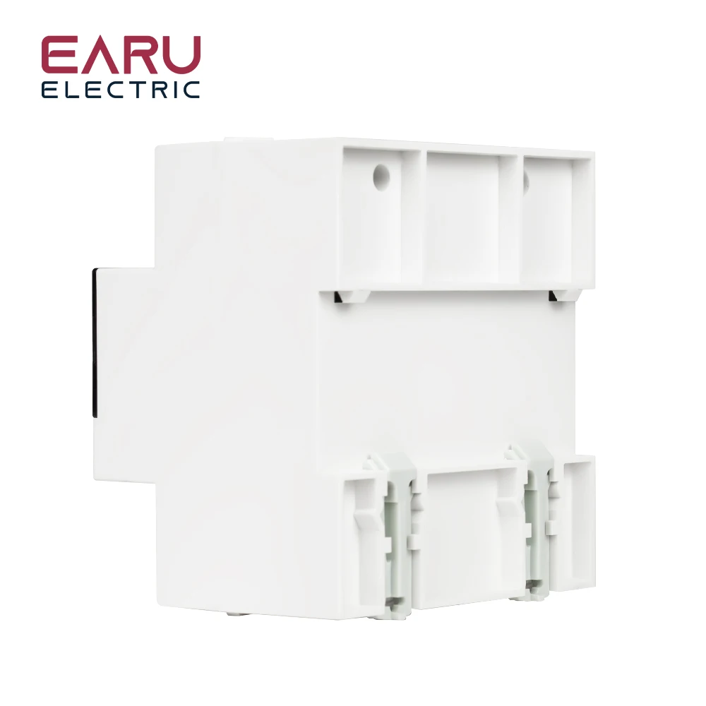63A 100A ATS Adjustable Over Under Voltage Current Protector Dual Power Conversion Automatic Transfer Switch Monitor Relay 220V