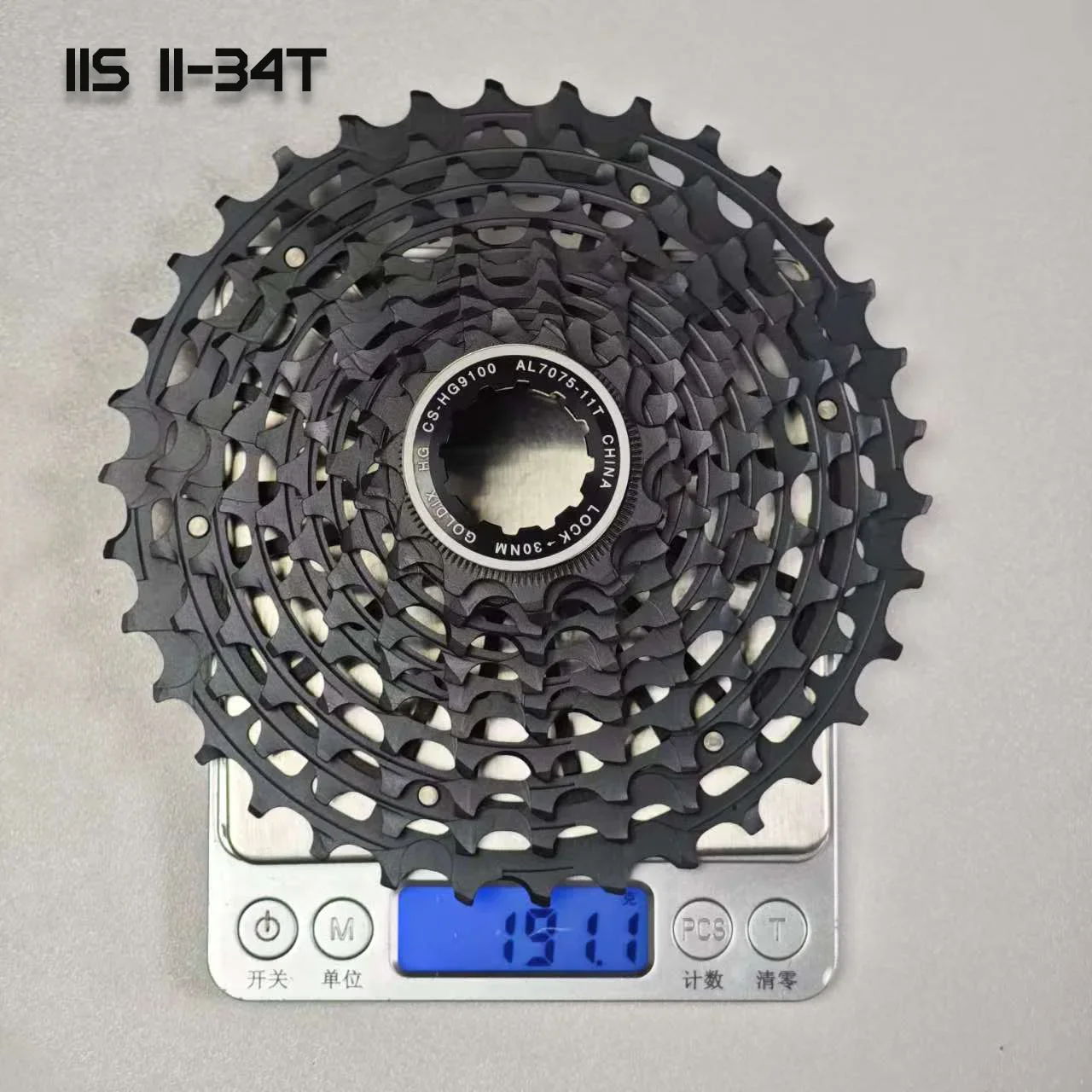 GOLDIX Ultralight CNC Black Road Bike Cassette k7 11/12 Speed 32T 34T 36T 11V 12V HG Freewheel Hollow Bicycle Chain Wheel