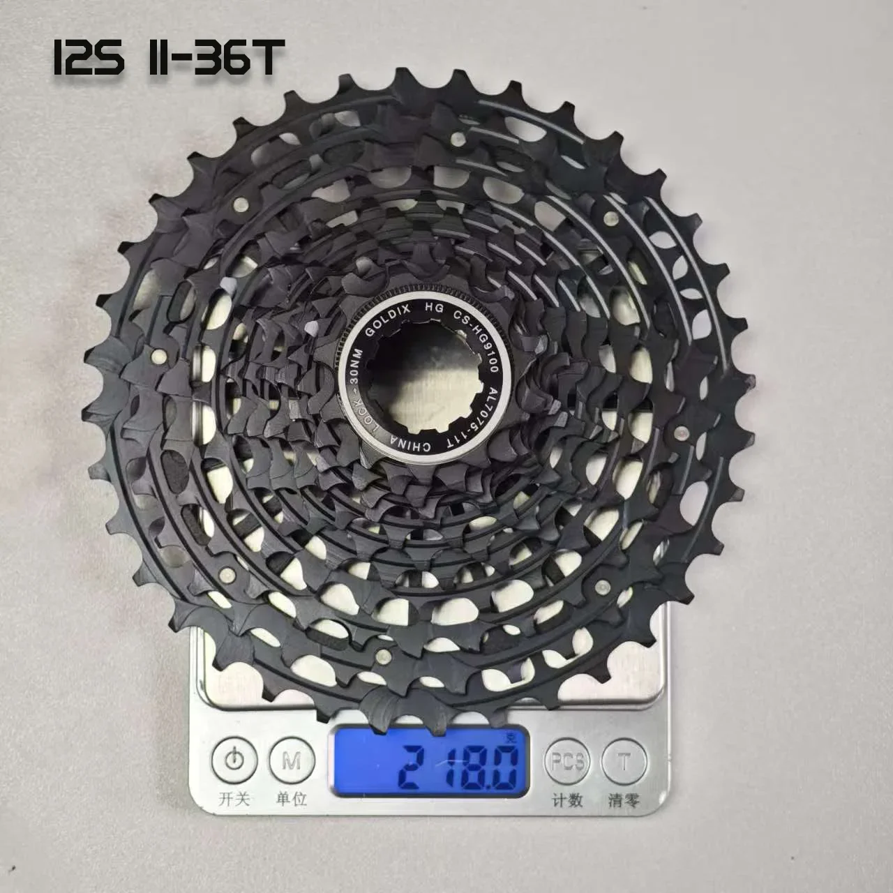 GOLDIX Ultralight CNC Black Road Bike Cassette k7 11/12 Speed 32T 34T 36T 11V 12V HG Freewheel Hollow Bicycle Chain Wheel
