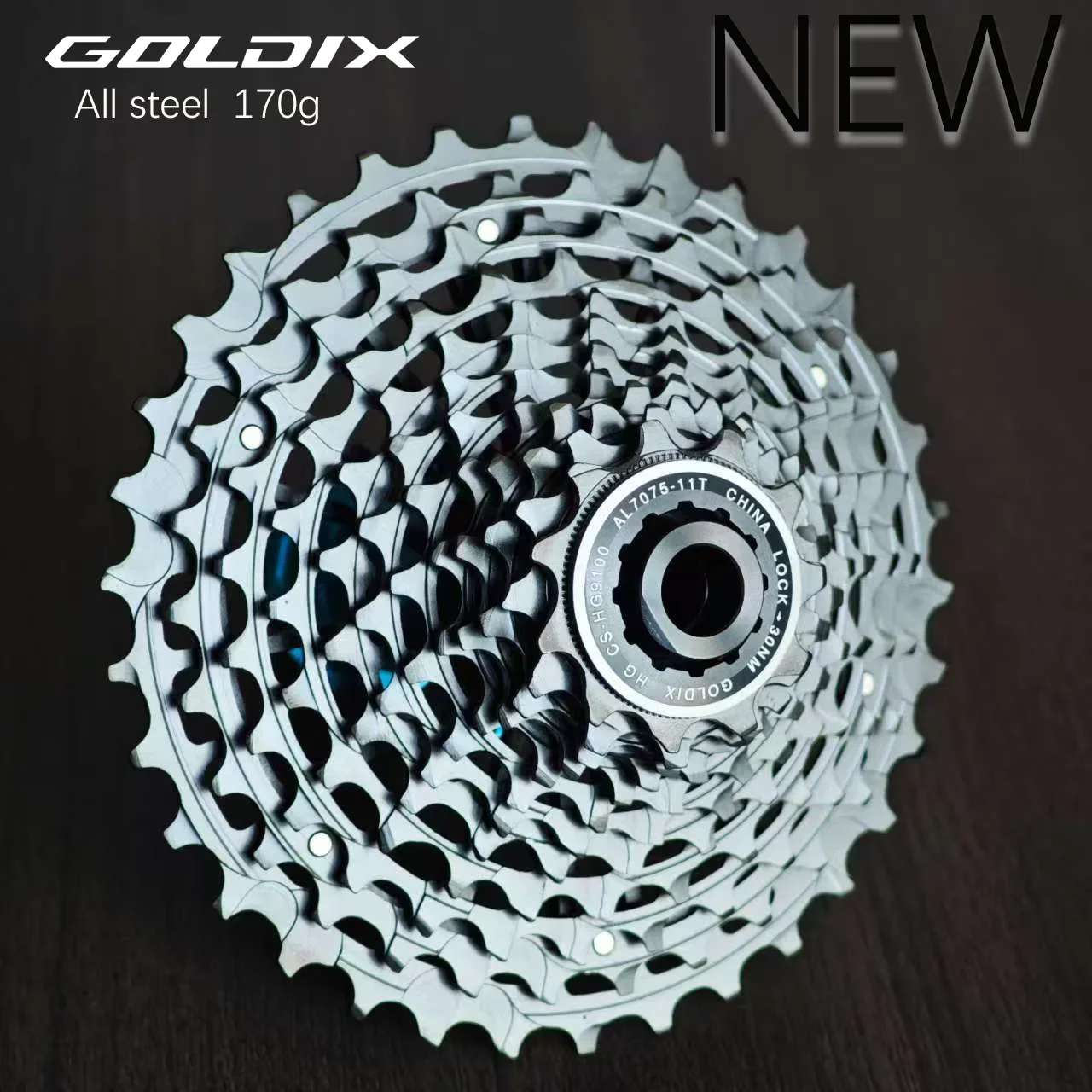 GOLDIX Ultralight CNC Black Road Bike Cassette k7 11/12 Speed 32T 34T 36T 11V 12V HG Freewheel Hollow Bicycle Chain Wheel