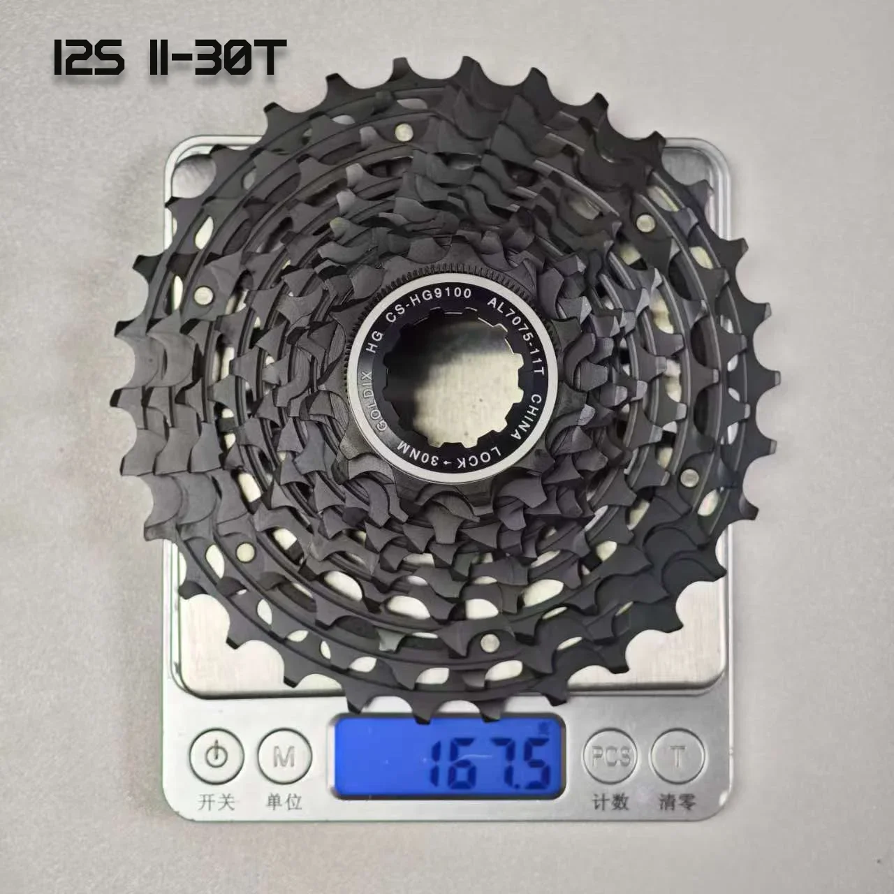 GOLDIX Ultralight CNC Black Road Bike Cassette k7 11/12 Speed 32T 34T 36T 11V 12V HG Freewheel Hollow Bicycle Chain Wheel