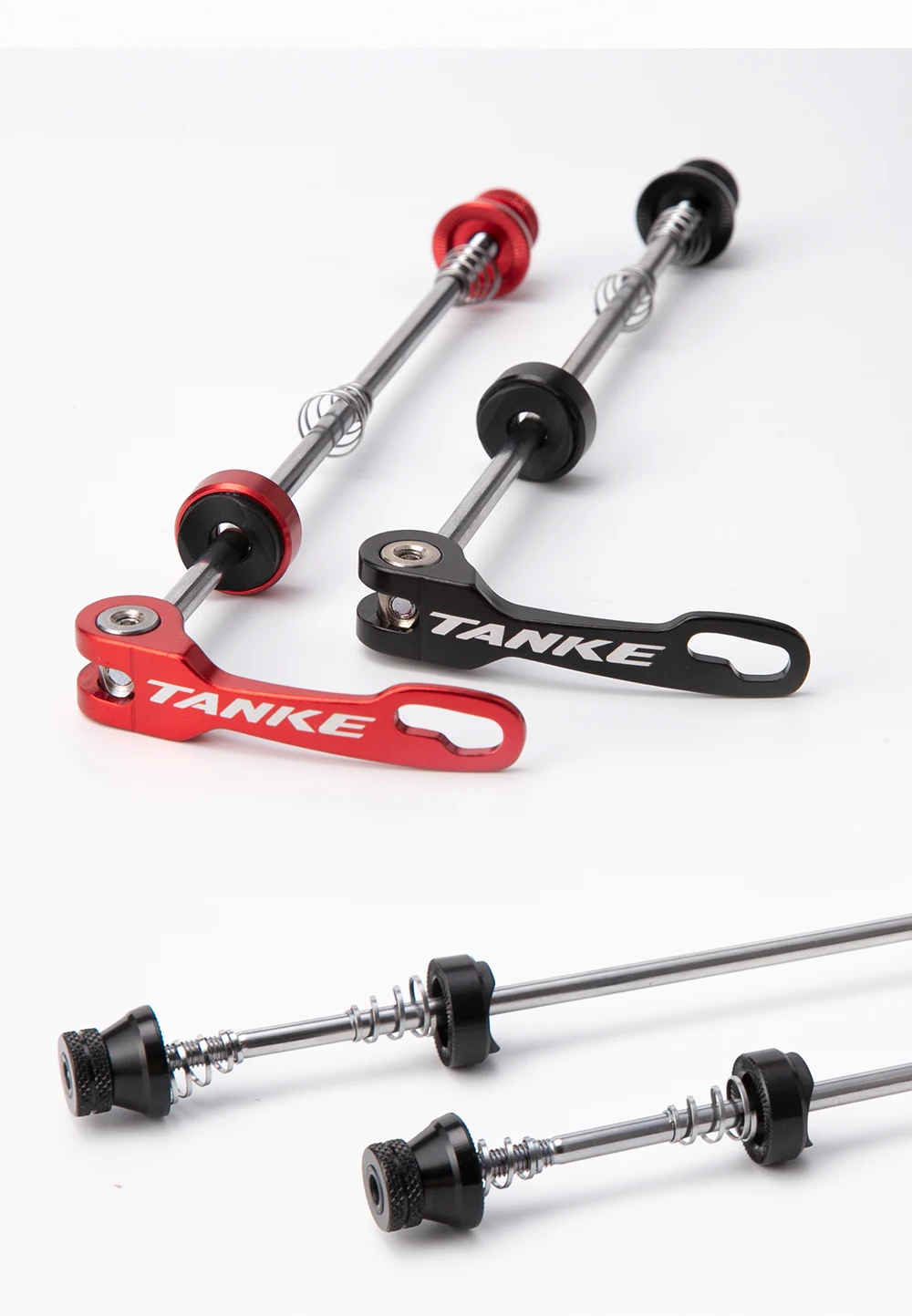 TANKE Bicycle Quick Release Bolt Hub Skewers Lever Axle Road Mountain Bike Replacement Cycling Parts For Front 100mm Rear 135mm