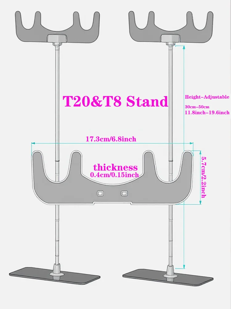 Adjustable Grow Light Stand Rack 1 Set Tabletop Plant Light Holder Bracket Indoor Gardening Hydroponics Hangers Tool