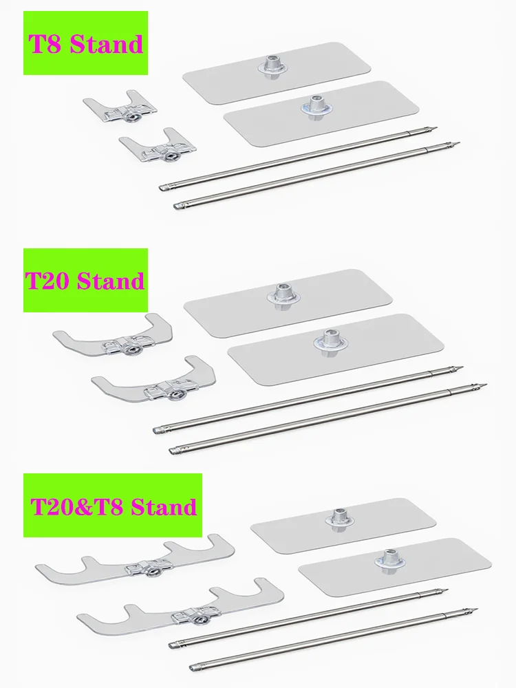 Adjustable Grow Light Stand Rack 1 Set Tabletop Plant Light Holder Bracket Indoor Gardening Hydroponics Hangers Tool