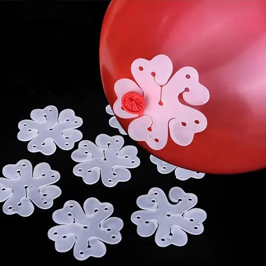 100pcs/roll Points Dots Double Sided for Balloons, Removable Clear Stickers for Christmas Wedding Birthday Party Decoration