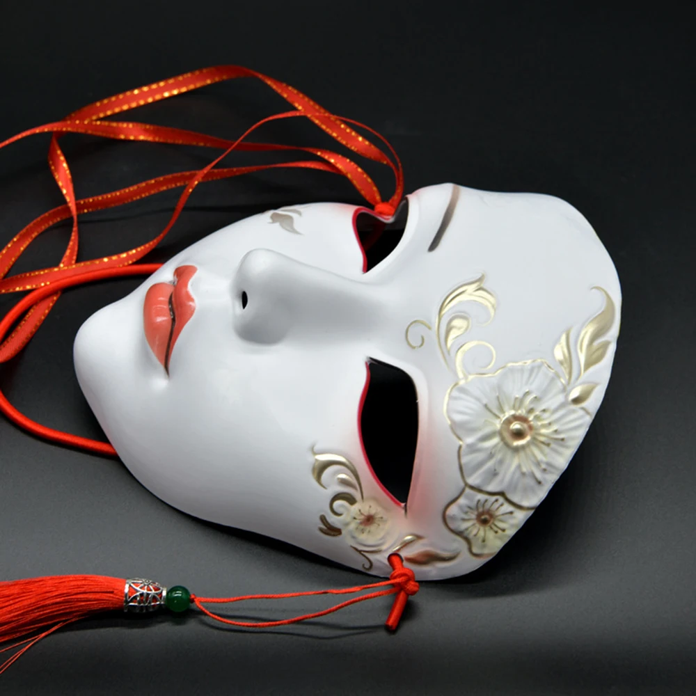 Hand Paint Cosplay Party Mask Anime Mask Costume Accessories Carnival Mask Halloween DIY Decorate party decorations Role play