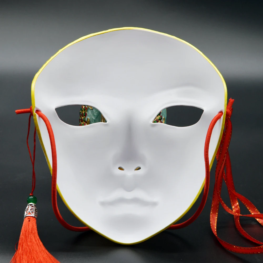 Hand Paint Cosplay Party Mask Anime Mask Costume Accessories Carnival Mask Halloween DIY Decorate party decorations Role play