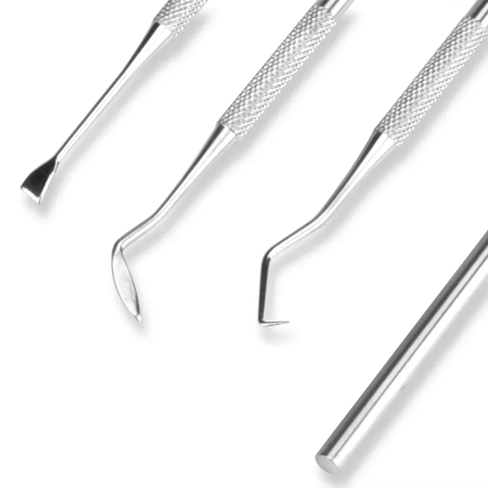 Dental Cleaning Kit Stainless Steel Tartar Scaler Teeth Whitening Tools Oral Care Portable Dentist Set with Endoscopic Cleaner