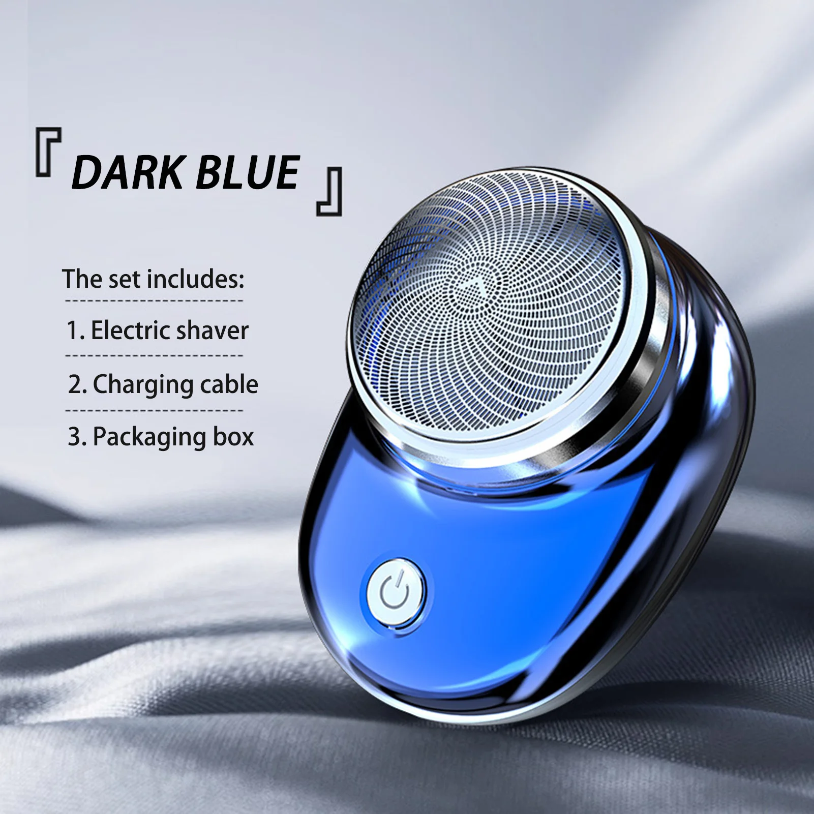 Men Beard Trimmer Shaving Machine Rechargeable Electric Razors Pocket Size Electric Beard Trimmer for Men Teen Boys Face Beards