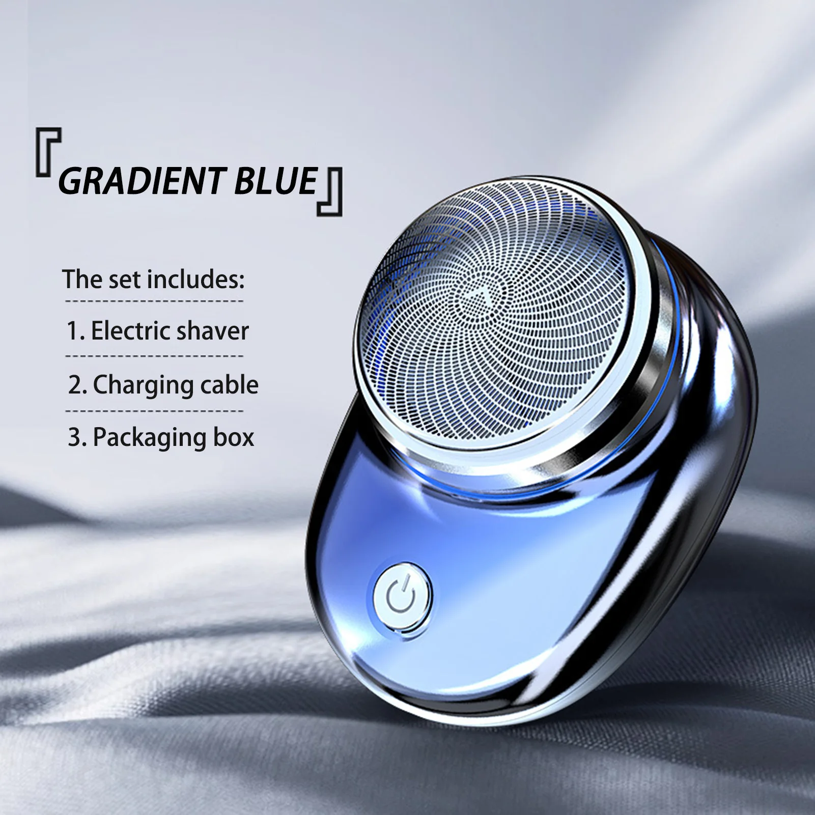 Men Beard Trimmer Shaving Machine Rechargeable Electric Razors Pocket Size Electric Beard Trimmer for Men Teen Boys Face Beards