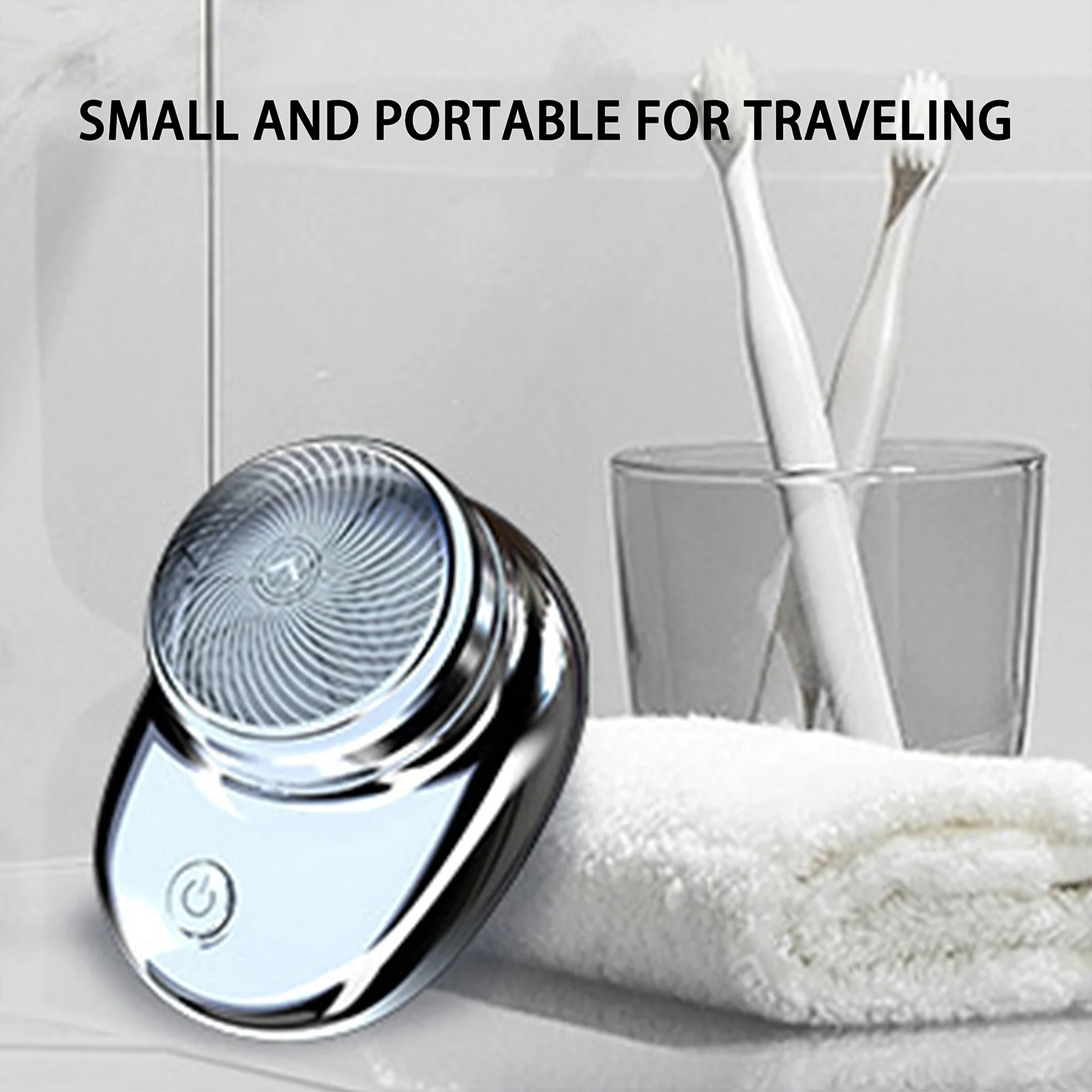 Men Beard Trimmer Shaving Machine Rechargeable Electric Razors Pocket Size Electric Beard Trimmer for Men Teen Boys Face Beards