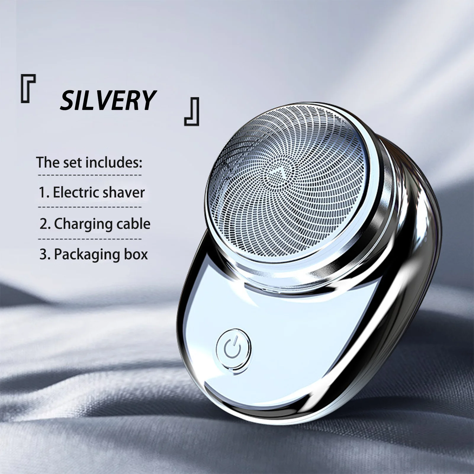 Men Beard Trimmer Shaving Machine Rechargeable Electric Razors Pocket Size Electric Beard Trimmer for Men Teen Boys Face Beards