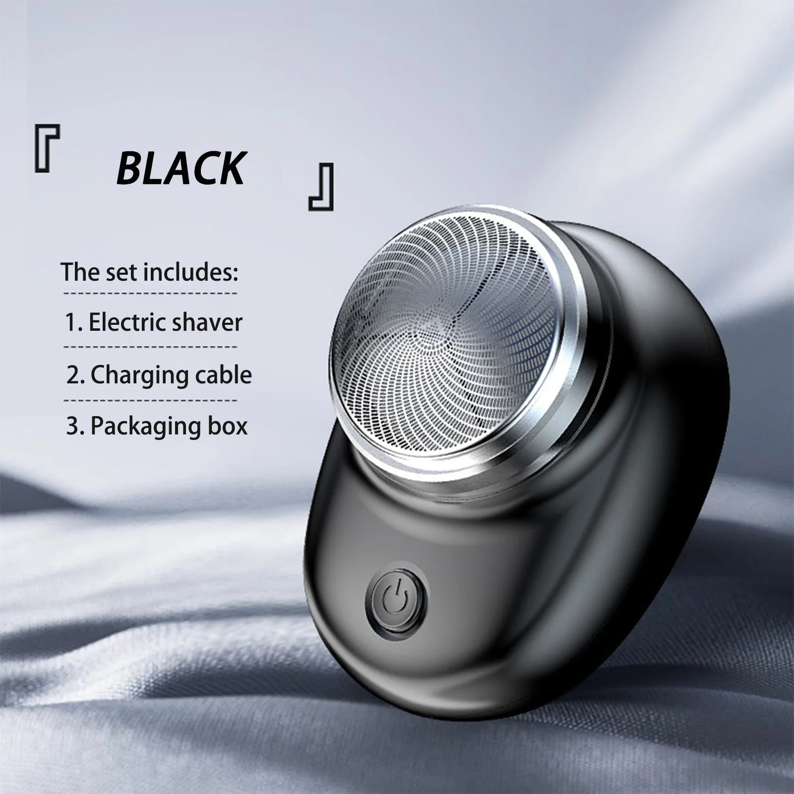 Men Beard Trimmer Shaving Machine Rechargeable Electric Razors Pocket Size Electric Beard Trimmer for Men Teen Boys Face Beards