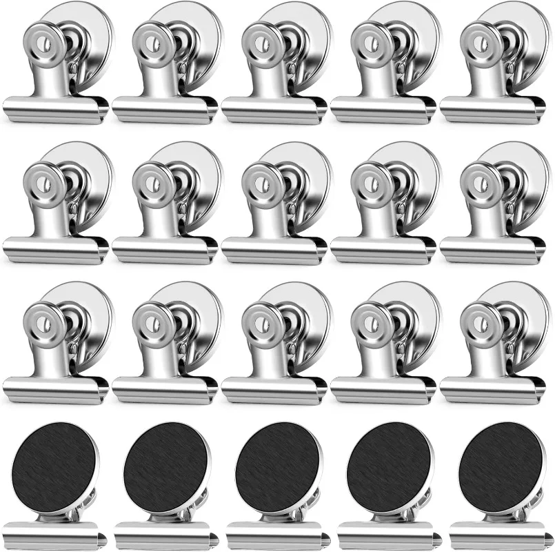 Magnet Clips Heavy Duty Sticky Pads Strong Refrigerator Magnetic Clips for Whiteboard Photo Office Locker Displays Magnets Clip