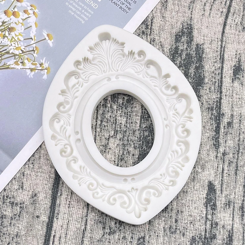 Frame Silicone Mold Sugarcraft Chocolate Cupcake Baking Mold Fondant Cake Decorating Tools