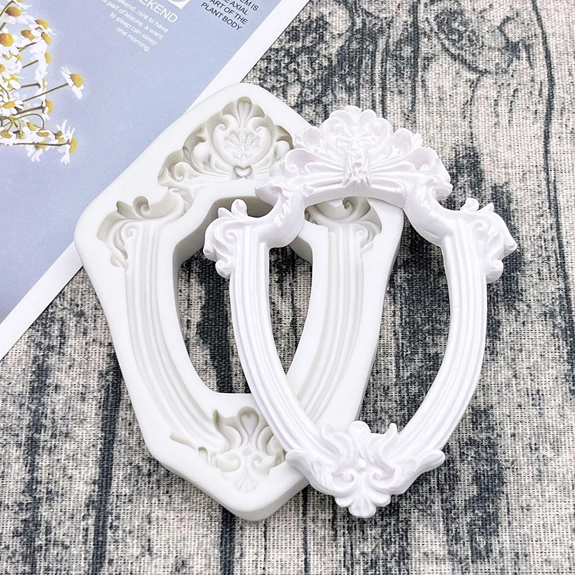Frame Silicone Mold Sugarcraft Chocolate Cupcake Baking Mold Fondant Cake Decorating Tools