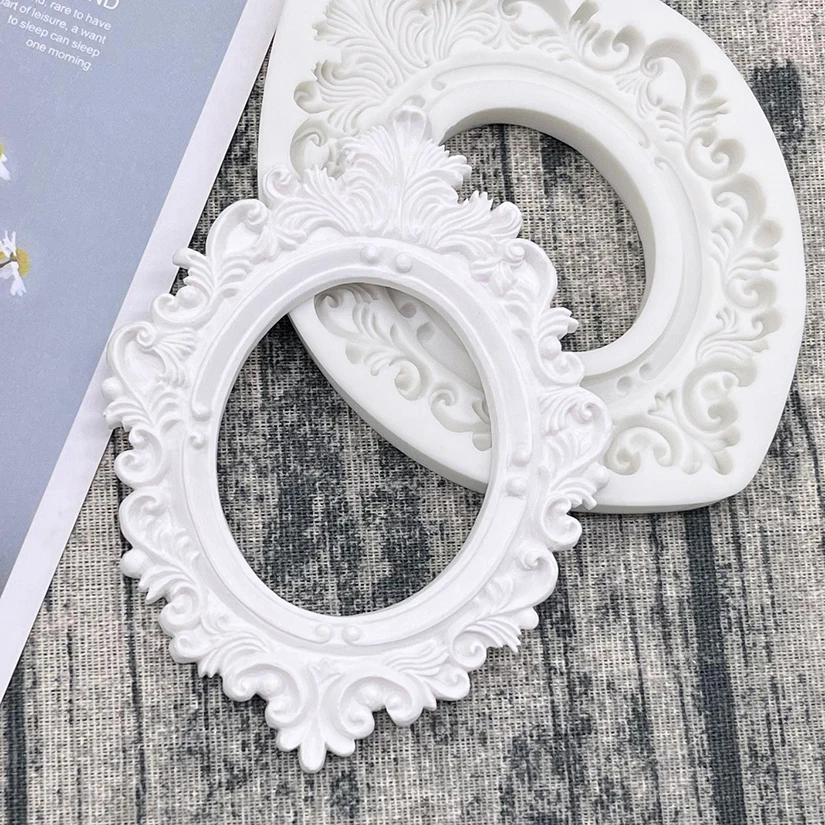 Frame Silicone Mold Sugarcraft Chocolate Cupcake Baking Mold Fondant Cake Decorating Tools